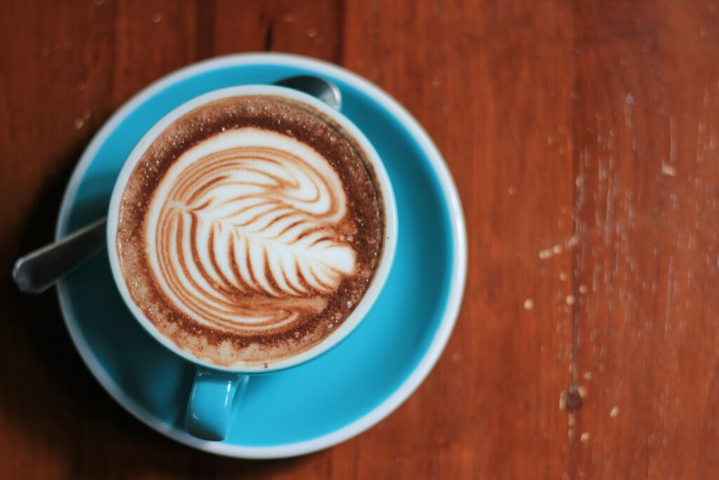 brown latte art